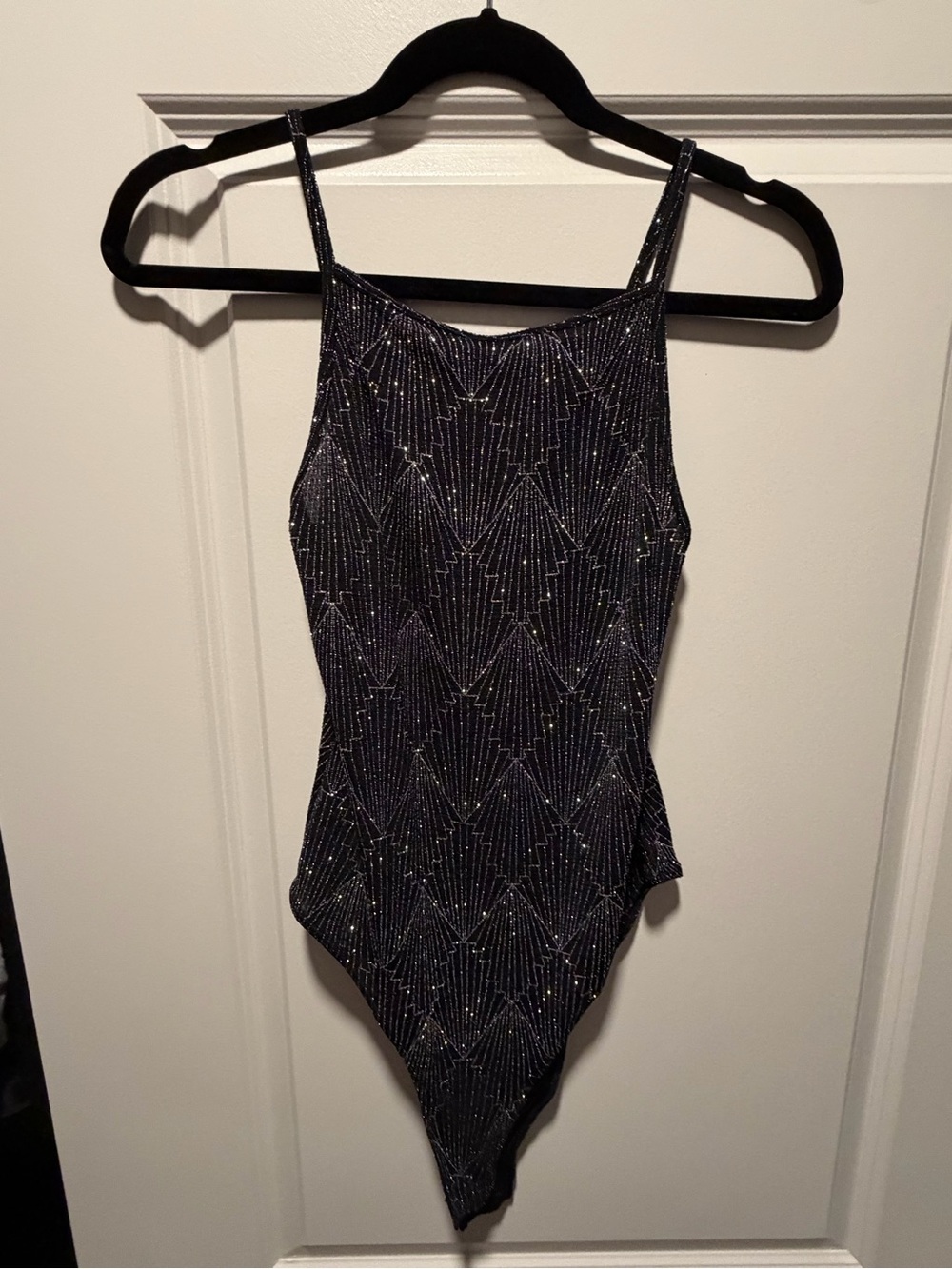 Women’s Sparkle Navy One-Piece Swimsuit
